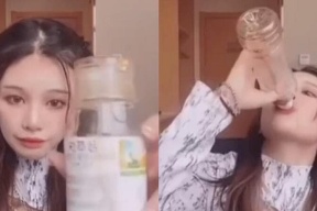 انتحار على الهواء مباشرة.. نجمة صينية تصدم جمهورها وتشرب مبيداً حشرياً بسبب حبيبها السابق