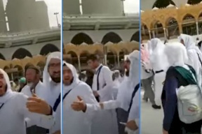 فيديو يفجر جدلا واسعا في العالم الإسلامي.. هل هؤلاء يهود يطوفون حول الكعبة؟