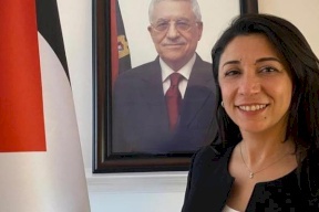 السفيرة هالة أبو حصيرة تقدم أوراق اعتمادها للرئيس الفرنسي