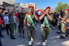 نابلس تشيّع جثمان الشهيد الطفل محمد دعدس