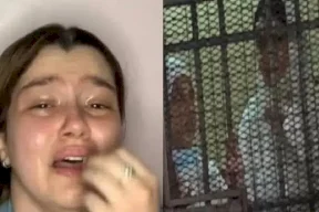 حنين حسام تنهار داخل قفص الاتهام بسبب مافعلته إعلامية معها والقاضي يتدخل!