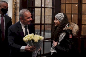 هكذا استقبلت الجالية الفلسطينية في النرويج رئيس الوزراء الفلسطيني (صور)