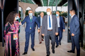 صور| الرجوب يزور الجناح الفلسطيني في اكسبو دبي 2020