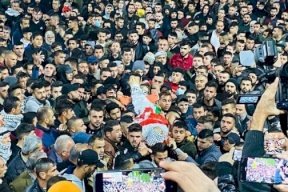 تشييع جثمان الشهيد أبو عياش في بلدة بيتا