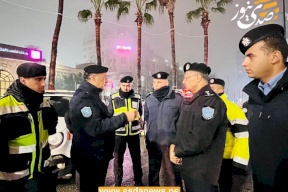 صور- مساعدو مدير عام الشرطة ومدراء شرطة المحافظات يتفقدون العناصر في الميدان