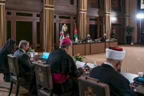 الملك عبد الله الثاني يلتقي رؤساء الكنائس في القدس والأردن