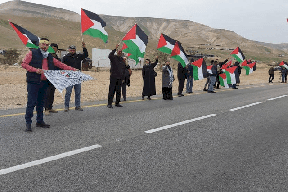 وقفة دعم وإسناد لصمود عرب المليحات غرب أريحا أمام انتهاكات المستوطنين (صور)