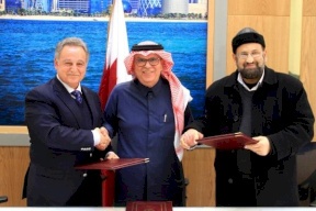 السفير العمادي يوقّع اتفاقية لضمان تزويد محطة توليد كهرباء غزة بالغاز