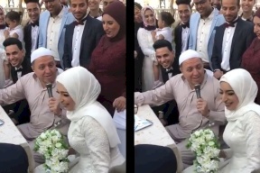 ضحك "هستيري" خلال عقد قران عروسين في مصر بسبب المأذون (فيديو)