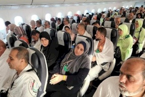 حجاج غزة يغادرون المدينة المنورة إلى أرض الوطن