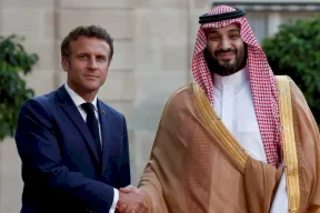 الأمير بن سلمان وماكرون يجريان محادثات ثنائية في الإليزيه