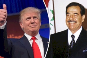 ما حقيقة فيديو مكالمة ترامب مع صدام حسين؟