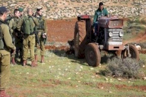 الاحتلال يستولي على أراضي في سعير شمال الخليل 
