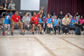 اختتام برنامج مبعوثين رياضيين أمريكيين لكرة السلة لتنمية الشباب الفلسطيني