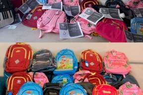 بنك القدس يقدم حقائب مدرسية وقرطاسية مع بدء العام الدراسي