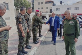 وزير الداخلية اللواء زياد هب الريح يزور محافظة جنين