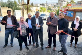 افتتاح طرق داخلية في قرى جنين ومخيمها