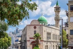 أعمال ترميم في مسجد الاستقلال في حيفا