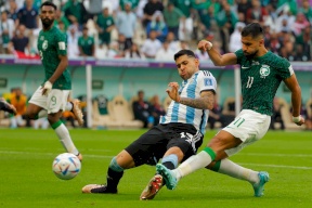 السعودية تهزم الارجنتين في كأس العالم
