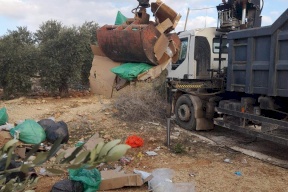 ضبط نفايات طبية خطيرة مهربة من المستوطنات غرب سلفيت