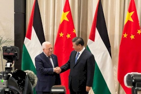 لقاء قمة للرئيسين الفلسطيني والصيني في الرياض