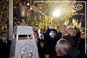 صور| الرئيس يوقد شعلة الانطلاقة الـ58 للثورة الفلسطينية المعاصرة وحركة "فتح"