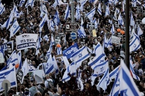 اليمين الإسرائيلي ينظم مظاهرة داعمة للخطة القضائية