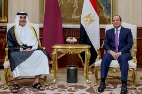 السيسي يبعث رسالة خطية لأمير قطر