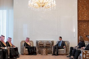 وزير الخارجية السعودي في دمشق للمرة الأولى منذ بدء النزاع 