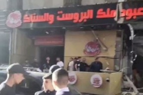 فيديو|| 3 إصابات بانفجار اسطوانة غاز بمطعم بالقدس