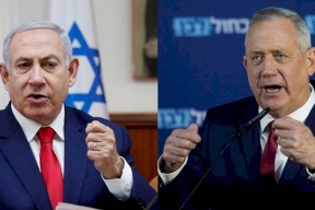 استطلاع: غانتس يواصل صعوده وعدم رضى إسرائيلي عن الرد على  "صواريخ غزة"