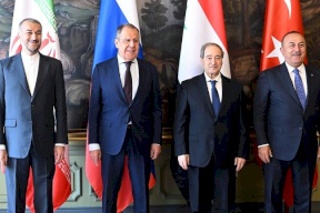 بيان اجتماع وزراء خارجية روسيا وسوريا وتركيا وإيران في موسكو.. على ماذا اتفقوا؟