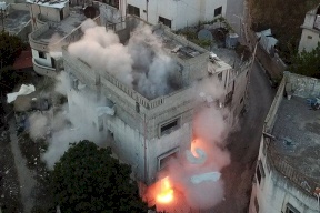 الاحتلال يفجر منزل أسير في عقربا بنابلس (فيديو)