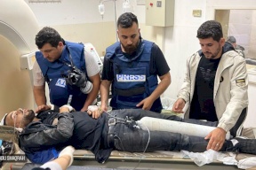 نقابة الصحفيين تدين إصابة صحفيين برصاص الاحتلال خلال تغطية اقتحام رام الله 