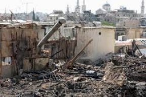 حريق يدمّر منزلاً تراثياً وسط دمشق يعود للقرن التاسع عشر