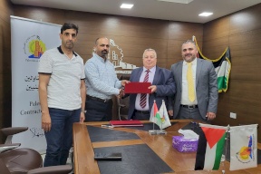 اتحاد المقاولين الفلسطينيين وشركة تمكين للتأمين يوقعان اتفاقية إحالة التأمينات