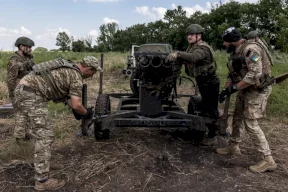 جنود أوكرانيون على خط المواجهة في باخموت