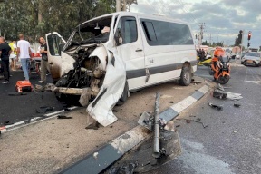 15 إصابة بحادث سير قرب مفترق "بيت ليد" (صور)