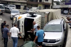 حادثة الكحالة جنوب لبنان: قتيلان واشتباكات بعد انقلاب حافلة لحزب الله