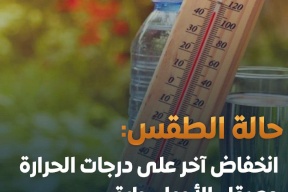 الطقس: انخفاض على الحرارة مع بقاء الأجواء حارة