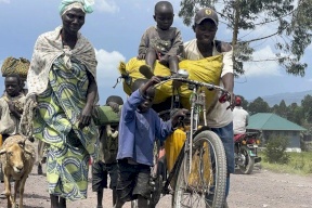 مصرع سبعة أطفال في حريق بمخيّم لإيواء منكوبين في شرق الكونغو الديموقراطية