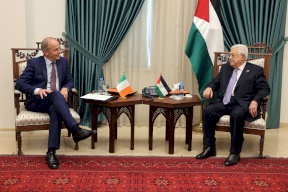 الرئيس عباس لوزير خارجية إيرلندا: إرهاب المستوطنين يتطلب تدخلاً دوليا فاعلاً