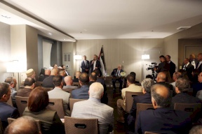 الرئيس يلتقي قادة الجالية الفلسطينية في الولايات المتحدة