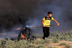 إصابات إثر قمع الاحتلال الإسرائيلي لمسيرات على حدود قطاع غزة