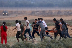 إصابات إثر استهداف الاحتلال لمسيرات سلمية شرق غزة