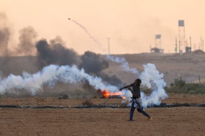 إصابات إثر قمع الاحتلال الإسرائيلي لمسيرات على حدود قطاع غزة