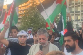 تضامن شعبي يوناني واسع مع الشعب الفلسطيني في وجه العدوان الاسرائيلي الأمريكي