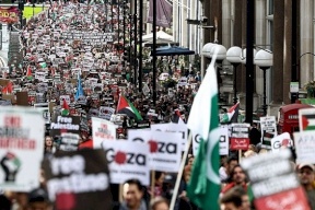 احتجاجات حاشدة في دول أوروبية وعربية ضد العدوان على غزة