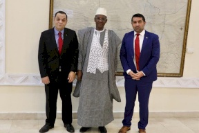 رئيس وزراء جمهورية مالي يستقبل السفير هادي عمر شبلي بباماكو (صور)