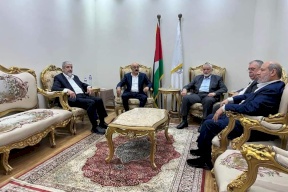 هنية والمشهراوي يبحثان في القاهرة تطورات الأوضاع في غزة